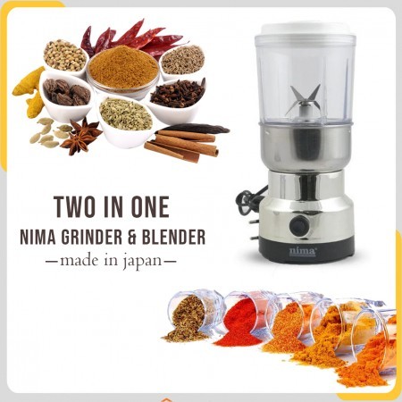 2 in 1 Nima Electric Grinder and Blender