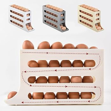 4 Pcs Four-Layer Egg Dispenser