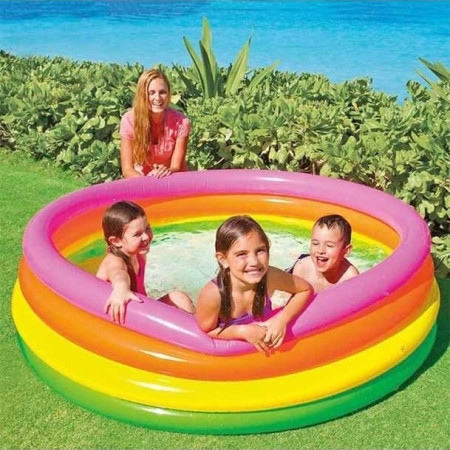 Intex Sunset Glow Inflatable Pool, 58 inch x 13 inch