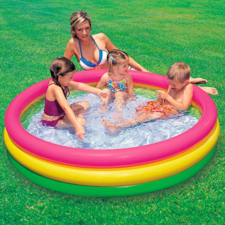Inflatable Swimming Pool Round 66inch x18 inch