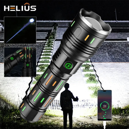 COBA USB Rechargeable Flashlight with powerbank made in japan