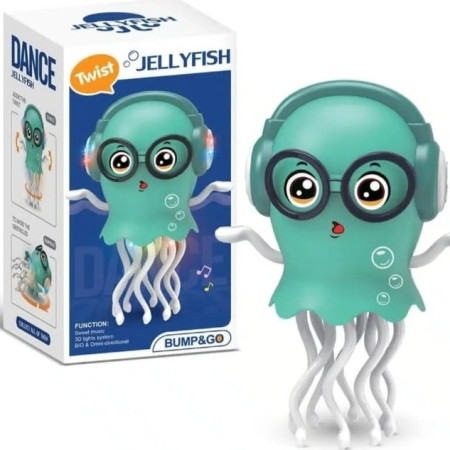 Dancing Musical Jellyfish Toy with 360°