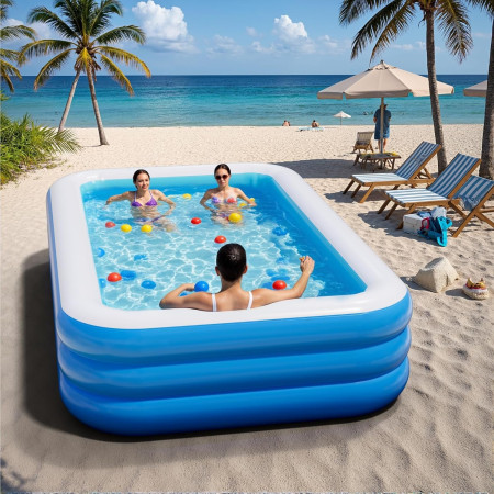 300cm (10ft) Family big Size Swimming Pool With Free Electric Pumper
