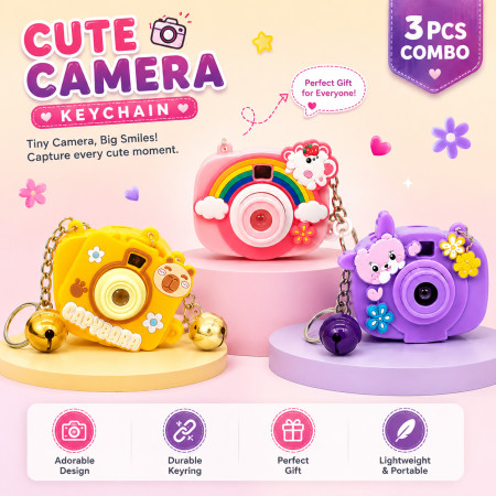 Set-B Mini Projector cute Camera (3Pis)