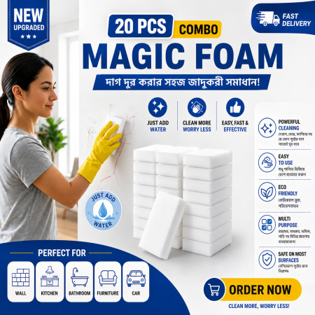 20 pis combo magic foam