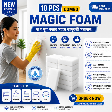 10 pis combo magic foam