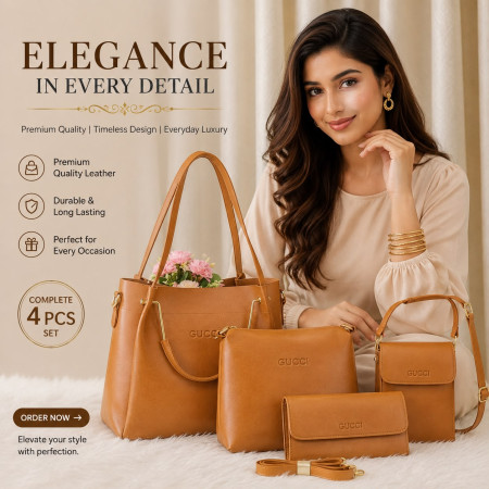 Gucci 4 in 1 bag (Brown)