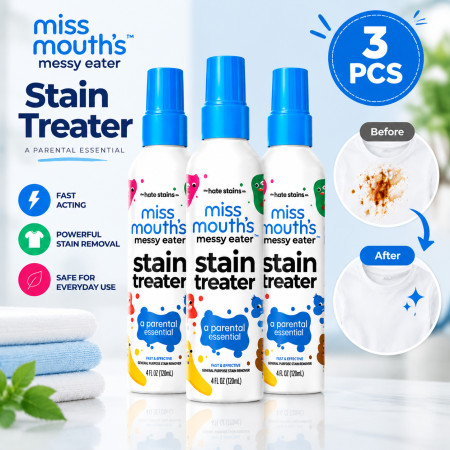 3 pcs Multi-Purpose Food Stain Remover Spray For Clothes – Oil, Juice, Milk & Food Residue Cleaner, Safe For Baby Clothes