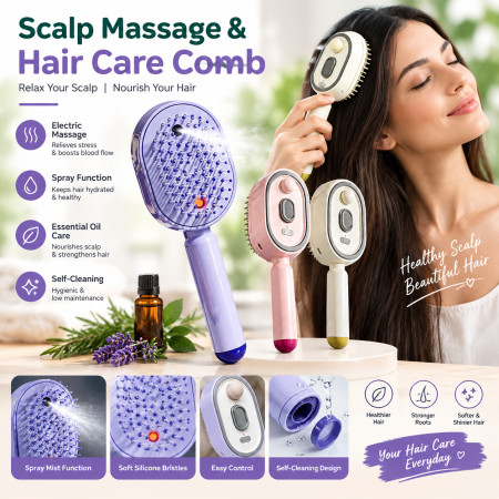Scalp Massage & Hair Care Comb